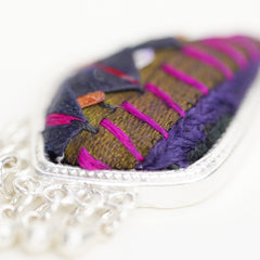 Magenta Renaissance Drop Earrings