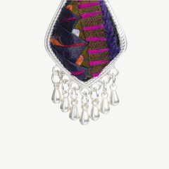 Magenta Renaissance Drop Earrings