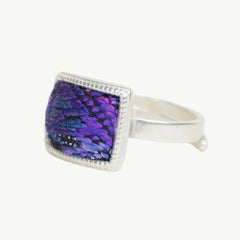 Violet Aura Signet Ring