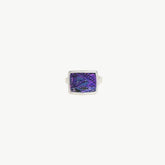 Violet Aura Signet Ring