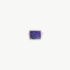 Violet Aura Signet Ring