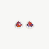 Red Nostalgia Droplet Stud Earrings