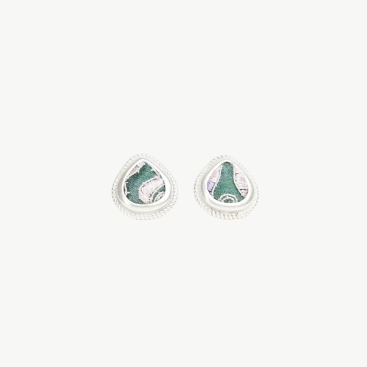 Pink Love Droplet Stud Earrings